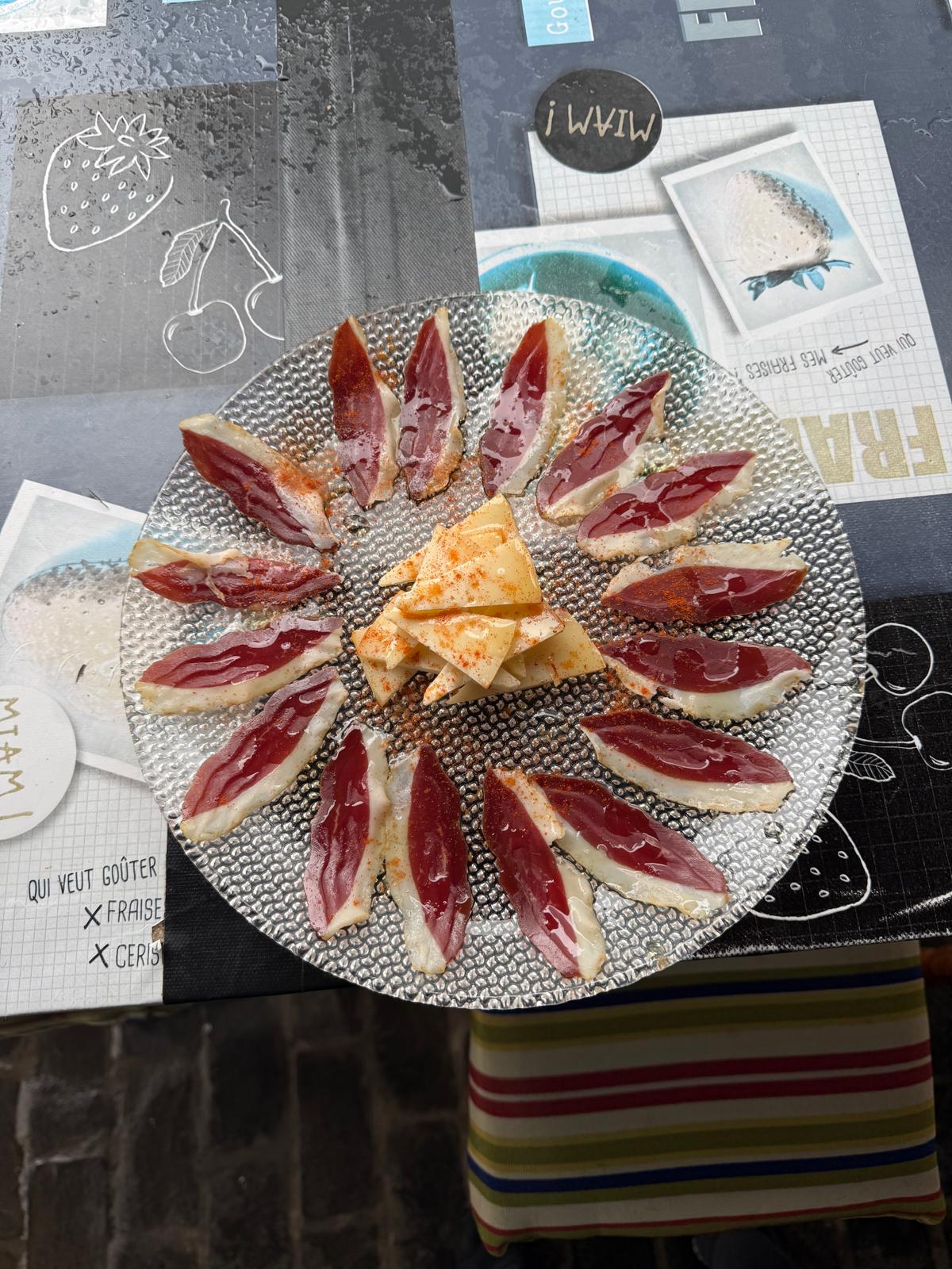 Jamon de pato con queso de Fuerteventura